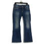 Womens Blue Medium Wash 5 Pocket Design Bootcut Denim Jeans Size 29X30 image number 1