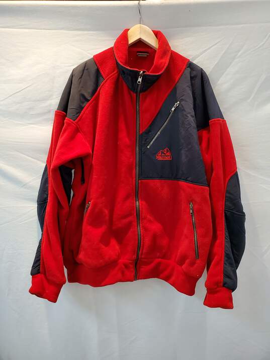 Marmot Full Zip Long Sleeve Fleece Jacket Size XL image number 1