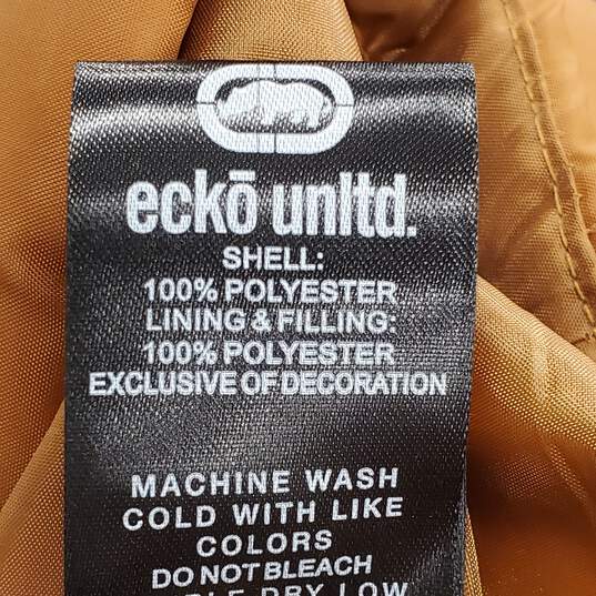 Ecko Unltd. Men Brown Quilted Vest Jacket 3XL image number 2