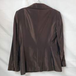 Tahari Women's Blazer Coat Truffle Size 4 alternative image
