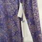 O'neill Purple Long Sleeve Midi Sheath Dress WM Size XL NWT image number 4