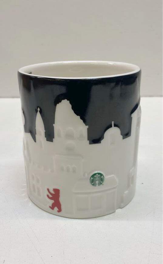 Starbucks City Mug Cup Relief Series Berlin Germany black and white 16oz image number 4