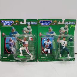 Pair of Starting Lineup Football Action Figures In Sealed Packaging