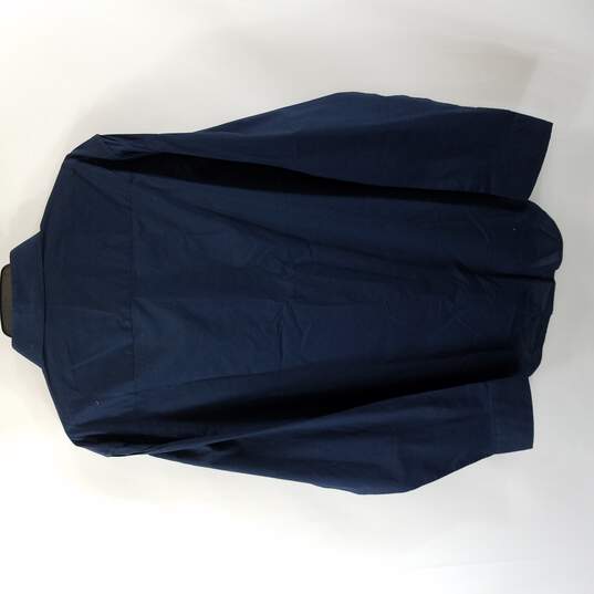 Alfani Men Navy Blue Button Up XL NWT image number 2