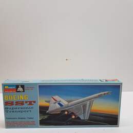 Vintage 1968 Monogram Kit PA211 1/400th Scale Boeing Super Sonic Transport plastic model kit