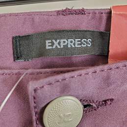 Express Women Purple Low Rise Jeans Sz 8 Regular NWT alternative image