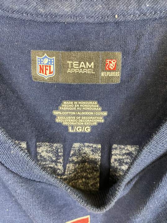 Team Apparel Blue Denver Broncos #18 Manning T-Shirt L NWT image number 3