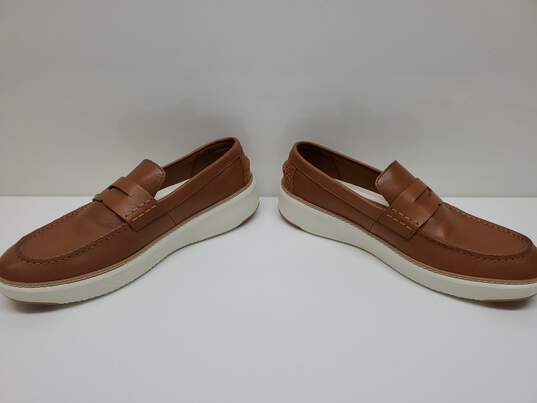 Mn Cole Haan Brown Pinch Weekender Penny Loafers Sz 10 M image number 1