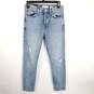 Re Done Women Blue High Rise Skinny Jeans Sz 26 image number 1