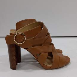 Women's Brown Michael Kors Sandal High Heel Shoes Size 7 1/2
