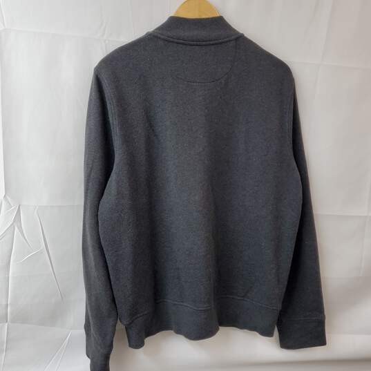 Michael Kors Cotton Blend Full Zip Gray Sweat Jacket Women's LG image number 2