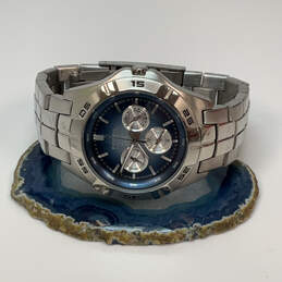 Designer Fossil BQ-9260 Silver-Tone Chronograph Dial Analog Wristwatch