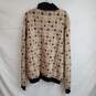 Percival Full Snap Button Long Sleeve Gambit Knit Cardigan Sweater Size 2XL image number 2