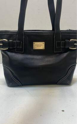 Michael Kors Black Leather Small Tote Bag