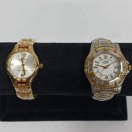 Anne Klein Silver and Gold Tones Wristwatches Collection of 2