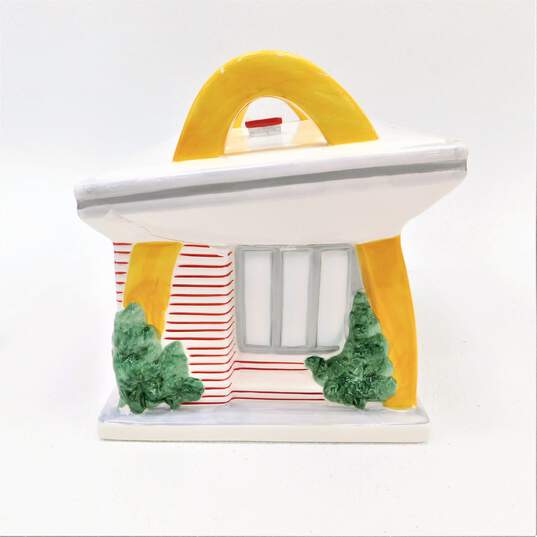 Enesco 2000 McDonald's Restaurant Golden Arches Cookie Jar IOB image number 4