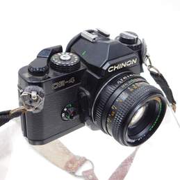 Chinon CE-4 SLR 35mm Film Camera With Lens & Manual alternative image