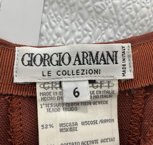 Giorgio Armani Le Collezioni Vintage Orange Slacks image number 3