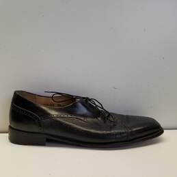 Vito Rufolo Italy Black Leather Oxford Dress Shoes Men's Size 9.5