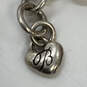 Designer Brighton Silver-Tone Chain Rhinestone Multiple Charm Bracelet image number 4