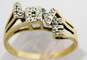 10K Yellow Gold Diamond Accent LOVE Ring 2.2g image number 1