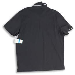 NWT Michael Kors Mens Black Spread Collar Short Sleeve Polo Shirt Size XL alternative image