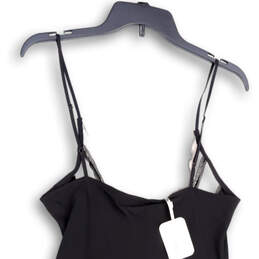 NWT Womens Black Spaghetti Strap Sleeveless Sleepwear Mini Dress Size Large