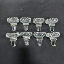 Set of 6 8.5" Crystal Decanters with Lids alternative image