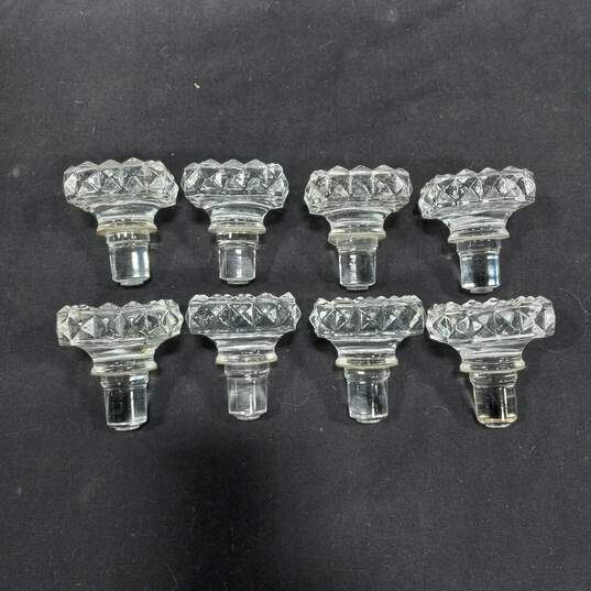 Set of 6 8.5" Crystal Decanters with Lids image number 2