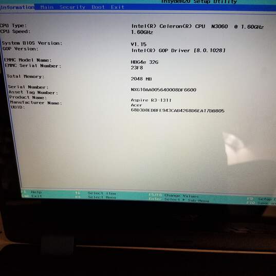 ACER Aspire R3 11 inch Intel Celeron N3060@1.6GHz CPU 2GB RAM 32GB SSD image number 8