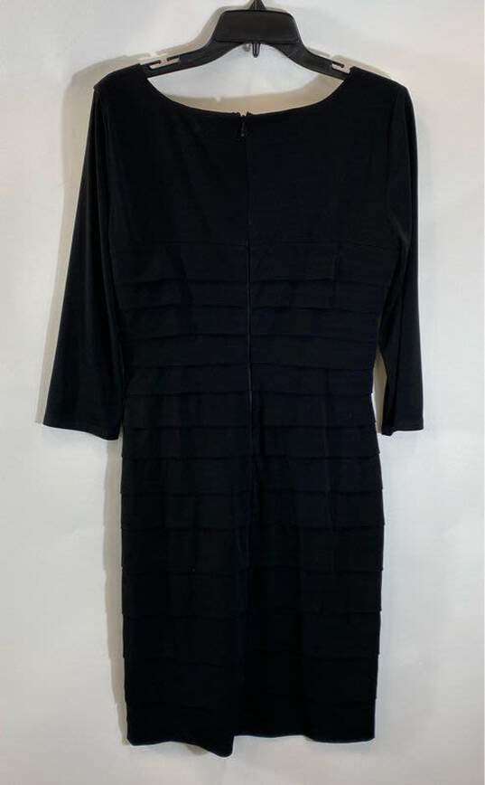 White House Black Market Black Casual Dress - Size 12 image number 2