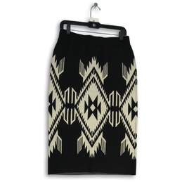 Ariat Womens Chimayo Black White Aztec Straight & Pencil Skirt Size Medium alternative image