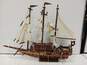 Vintage Pirate Ship Schooner Wooden Model Ship 33" image number 1
