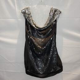 Karen Millen England Sleeveless Sequin Dress Size 12