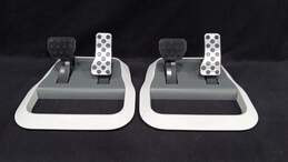 Pair Of Microsoft Xbox 360 Racing Pedals And Attachments ONLY For Racing Wheel alternative image
