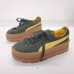Puma Fenty By Rihanna Cleated Creeper Lace Up Suede Trainers Women's Size 8.5