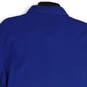 NWT Mens Blue Spread Collar Short Sleeve Polo Shirt Size Large image number 4