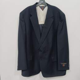 Tommy Hilfiger Union Made Men's Navy Blue Suit Jacket Size 48L NWT