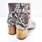 Made Leather Snakeskin Print Ankle Boots Snake 8.5 image number 4