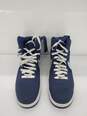 Men Nike Air Force 1 High '07 'Midnight Navy' Blue Shoes size-9 image number 1
