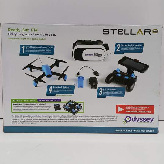 Black & Blue Odyssey Stellar NX Cam Drone In Box image number 2