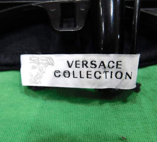 Versace Collection Medusa Logo Sweater Navy Size M image number 3
