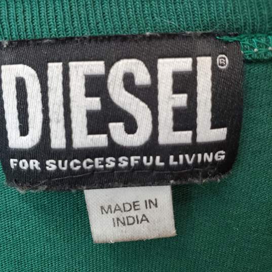 Diesel Gray and Green 1978 T-Shirt Size XXL image number 3