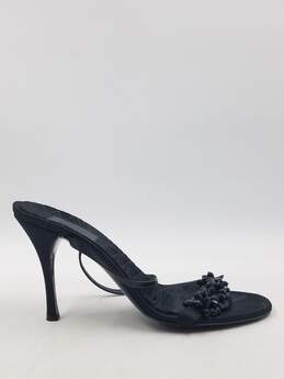 Authentic Gucci Black Embellished Sandal W 8B