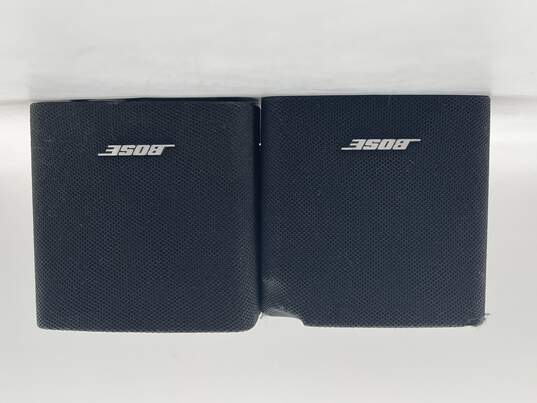 Bose Single Cube Black Satellite Surround Speakers Lot Of 2 Not Tested image number 2