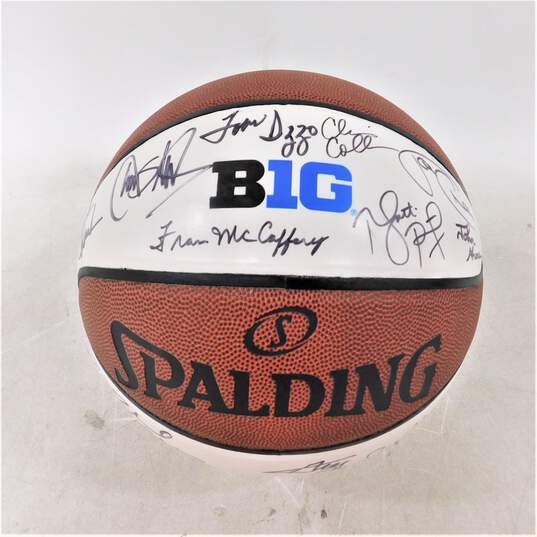 Big Ten Coaches 14x Signed Basketball Izzo Matta Painter Beilein McCaffery Gard Collins+ image number 1