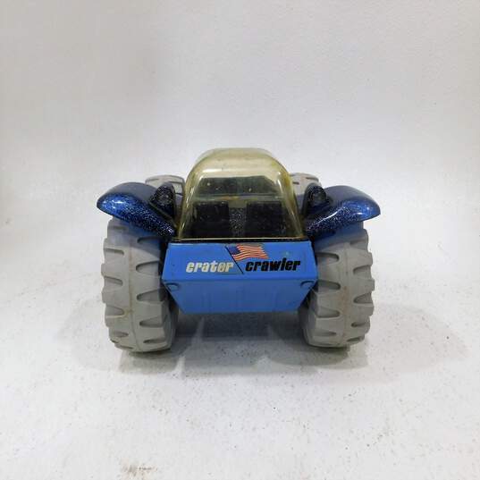 VTG 1970s Tonka Crater Crawler Space Moon Vehicle Blue Pressed Steel Toy image number 3