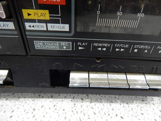 Lasonic TRC-935 Boombox Cassette Tape Player Radio For Parts & Repair image number 4
