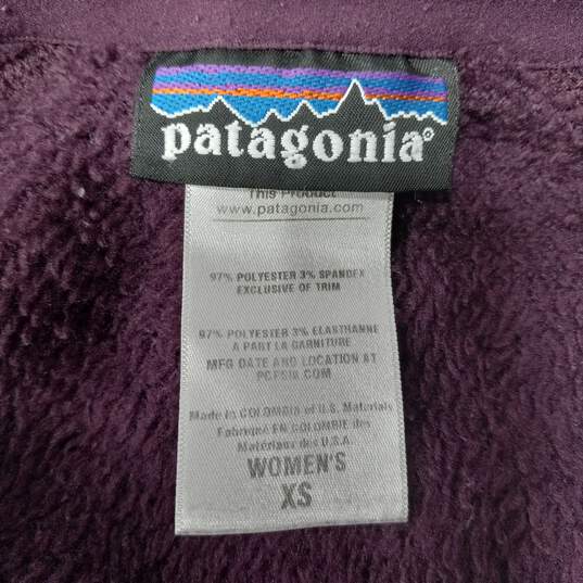 Patagonia Purple Fleece Jacket Women's Size XS image number 3