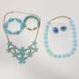 Light Blue Tone Jewelry Collection Lot of 5 image number 1